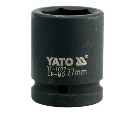 Головка торцева ударна шестигранна 3/4" 27 мм Yato YT-1077