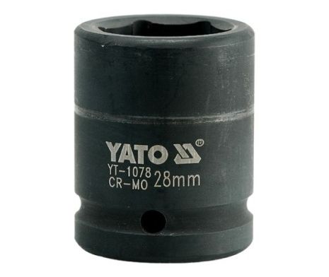 Головка торцева ударна шестигранна 3/4" 28 мм Yato YT-1078