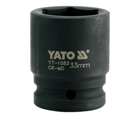 Головка торцевая ударная шестигранная 3/4" 33 мм Yato YT-1083