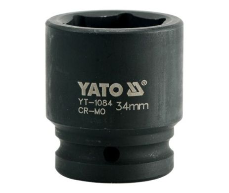 Головка торцева ударна шестигранна 3/4" 34 мм Yato YT-1084