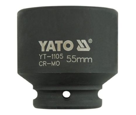Головка торцева ударна шестигранна 3/4" 55 мм Yato YT-1105