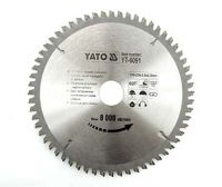 Алюмінієва дискова пила 200 x 30 x 3 x 2,2 мм 60 зубів R.P.M до 8000 1/хв Yato YT-6091