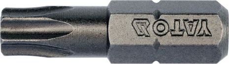 Набір викруткових насадок Torx 1/4" T30 25 мм 10 шт Yato YT-78146