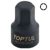 Головка 1/4" HEX 8 мм (цельная) TOPTUL BCDB0808