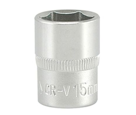 Головка торцевая шестигранная 3/8" 15 мм Yato YT-3810
