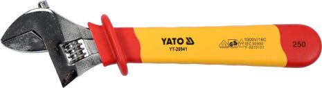 Діелектричний розвідний гайковий ключ 250 мм Yato YT-20941