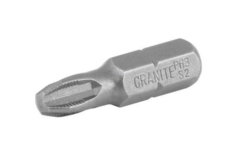 Насадка отверточная GRANITE PH3 25 мм 1/4" S2 набор 10 шт MASTERTOOL 10-03-251