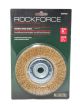 Кордщітка дискова латунна для КШМ 125 мм ROCKFORCE RF-BWF005