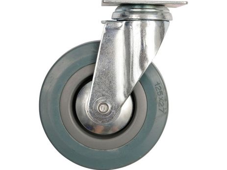 Резиновое поворотное колесо для тележки 50 мм Vorel 87361