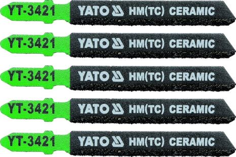 Набор пилок по керамике для электролобзика Yato YT-3421