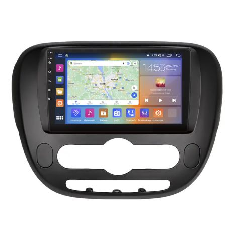 Штатна магнітола Lesko для Kia Soul II 2013-2016 IPS 9" 4/64Gb CarPlay 4G Wi-Fi GPS Prime Охолодження TS