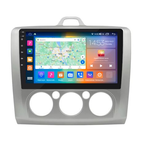 Штатная магнитола 9" Lesko для Ford Focus II (North America) 2007-2010 2/32Gb CarPlay 4G Wi-Fi GPS Форд TS