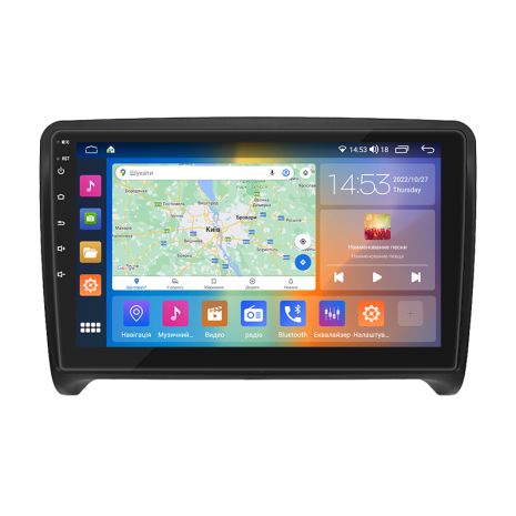 Штатна магнітола 9" Lesko для Audi TTS II (8J) 2007-2010 4/64Gb CarPlay 4G Wi-Fi GPS Prime Audi TS