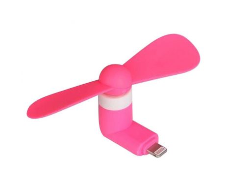 Мобільний вентилятор Lightning рожевий