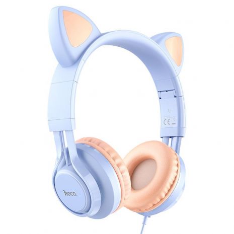 Навушники Hoco W36 Блакитний