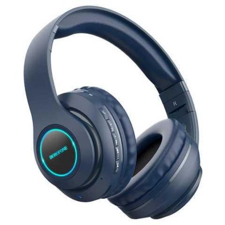 Bluetooth Стерео Гарнітура Borofone BO17 Синій
