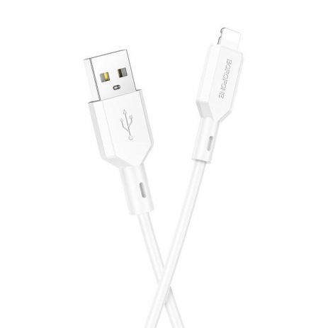 USB Borofone BX70 Lightning Белый