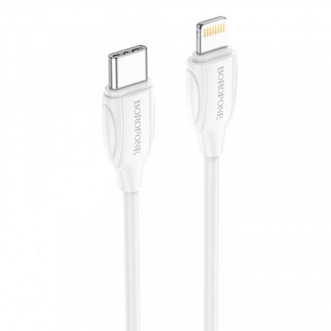 USB Borofone BX19 Type-C to Lightning 20W 2m Белый