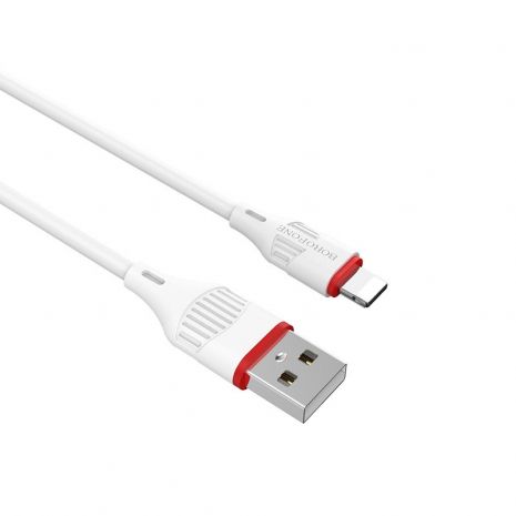 УДАЛИТЬ USB кабель Borofone BX17 Lightning 2.4A 1m белый