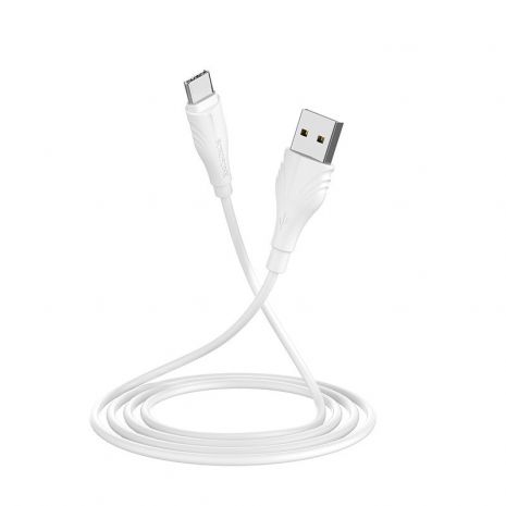 USB Borofone BX18 Type-C 2m Белый