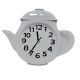 Настінний годинник кухонний "Чайник" Великий Білий (31х37 см) Time