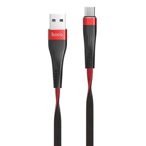 Кабель Hoco U39 USB to Type-C 1.2m черно-красный