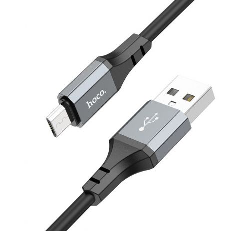 Кабель Hoco X86 USB to MicroUSB 1m чорний