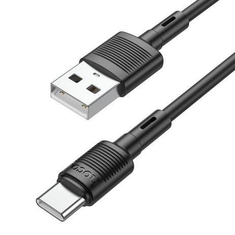Кабель Hoco X83 USB to Type-C 1m чорний