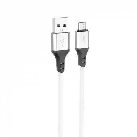 Кабель Hoco X86 USB to MicroUSB 1m белый