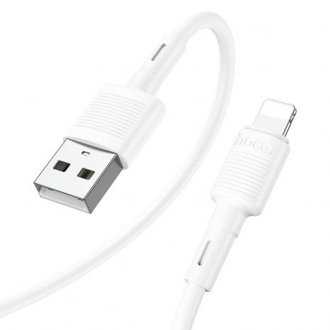 Кабель Hoco X83 USB to Lightning 1m білий