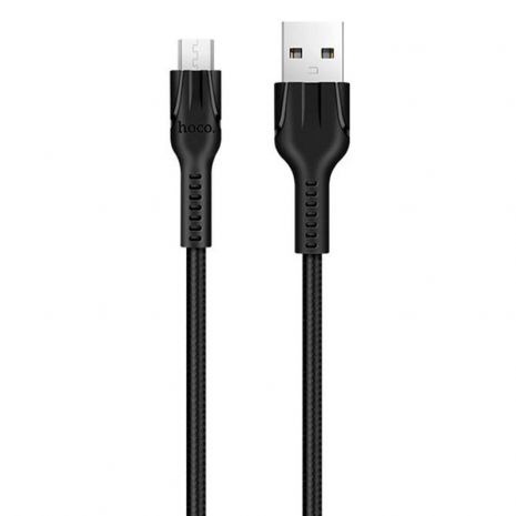 Кабель Hoco U31 USB to MicroUSB 1.2m чорний