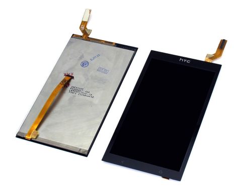 Дисплей (LCD) HTC 700 Desire с сенсором чёрный
