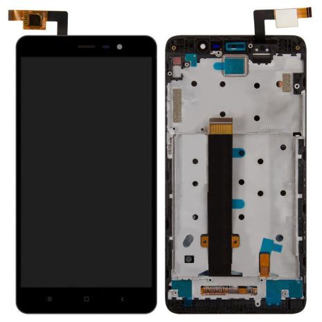Дисплей (LCD) Xiaomi Redmi Note 3 Pro із сенсором чорний + рамка