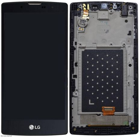 Дисплей (LCD) LG H522Y G4c/H525N/H525Y із сенсором чорний + рамка