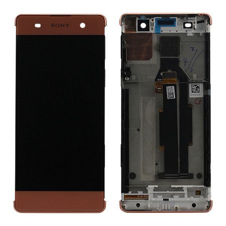 Дисплей (LCD) Sony F3111 Xperia XA/ F3112/ F3113/ F3115/ F3116 із сенсором рожевий + рамка