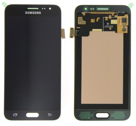 Дисплей (LCD) Samsung GH97-18414C J320H Galaxy J3 (2016) із сенсором чорний сервісний