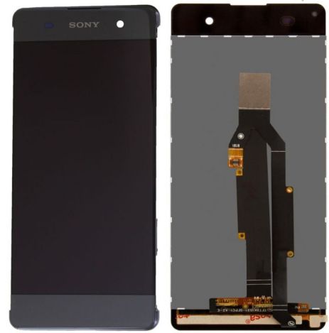 Дисплей (LCD) Sony F3111 Xperia XA/ F3112/ F3113/ F3115/ F3116 с сенсором серый оригинал + рамка