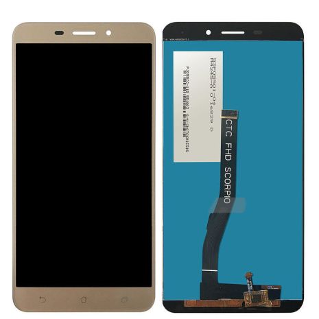 Дисплей (LCD) Asus ZenFone 3 Laser (ZC551KL) із сенсором золотистий