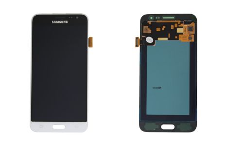 Дисплей (LCD) Samsung GH97-18414A J320H Galaxy J3 (2016) із сенсором білий сервісний