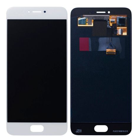 Дисплей (LCD) Meizu Pro 6 із сенсором білий