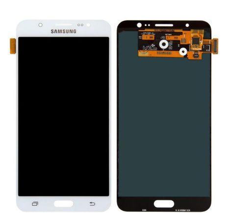 Дисплей (LCD) Samsung GH97-18855C J710 Galaxy J7 (2016) із сенсором білий сервісний