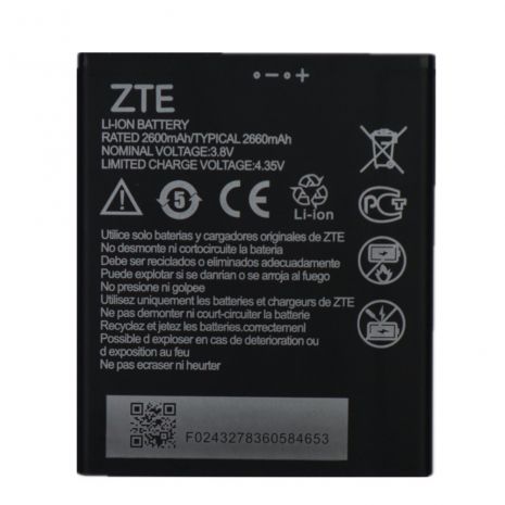 Аккумулятор для ZTE Blade A606 - Li3826T43P4H705949 / Li3826T43p4h695950 - 2600 mAh [Original] 12 мес.