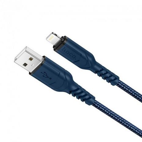 Кабель Hoco X59 USB to Lightning 1m синій