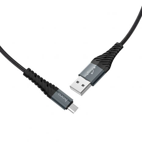Кабель Hoco X38 USB to MicroUSB 1m чорний