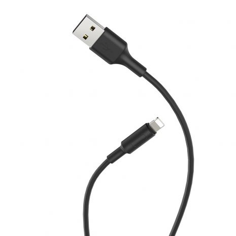 Кабель Hoco X25 USB to Lightning 1m черный