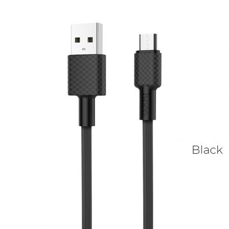 Кабель Hoco X29 USB to MicroUSB 1m чорний