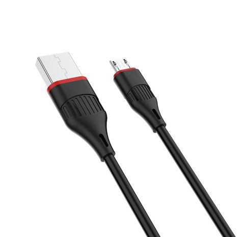 Кабель Borofone BX17 USB to MicroUSB 1m черный