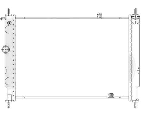 Радіатор охолодження двигуна OPEL (NRF) FP 52 A275
