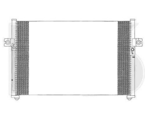 Радіатор кондиціонера Hyundai H-1/H200 97-05/H-1 05-08 виробник NISSENS
