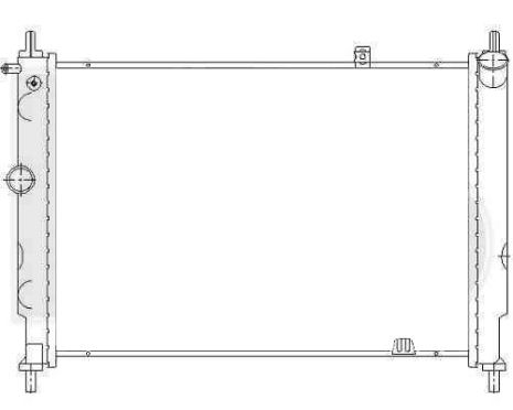 Радиатор охлаждения двигателя OPEL (FPS) FP 52 A275-P